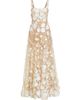 Bronx Banco Women's Jasmine Embroidered Floral Gown - 1