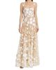 Bronx Banco Women's Jasmine Embroidered Floral Gown - 3