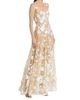 Bronx Banco Women's Jasmine Embroidered Floral Gown - 4