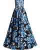 Bronx Banco Women's Jasmine Floral Strapless Fit & Flare Gown - 1