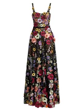 Bronx Banco Women's Jasmine Multi Floral Maxi Dress