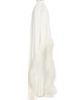 Bronx Banco Women's Madeline Feather-Trim Halterneck Gown - 8