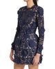 Bronx Banco Women's Maia Floral Appliqué Lace Minidress - 4