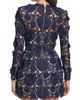 Bronx Banco Women's Maia Floral Appliqué Lace Minidress - 5