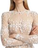 Bronx Banco Women's Masey Embroidered Lace Long-Sleeve Midi-Dress - 6