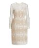 Bronx Banco Women's Masey Embroidered Lace Long-Sleeve Midi-Dress - 8