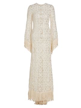 Bronx Banco Women's Mia Crocheted Maxi Dress