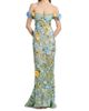 Bronx Banco Women's Portofino Floral Applique Off-the-Shoulder Gown - 3