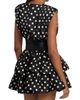 Bronx Banco Women's Riley Polka Dot Ruffle Minidress - 5