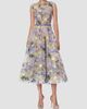 Bronx Banco Women's Saba Blossom-Embroidered Midi Dress - 1