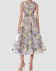 Bronx Banco Women's Saba Blossom-Embroidered Midi Dress - 3