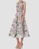 Bronx Banco Women's Saba Blossom-Embroidered Midi Dress - 4
