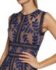 Bronx Banco Women's Saba Embroidered Mesh Midi-Dress - 6