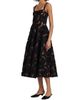 Bronx Banco Women's Sabrina Floral-Appliquéd A-Line Midi-Dress - 4