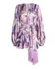 Bronx Banco Women's Wisteria Bedouin Abstract A-Line Minidress - 1