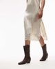 Bronx Bronx Cassi-dy refined leather cowboy boots in coffee bean-Brown - 2