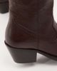 Bronx Bronx Cassi-dy refined leather cowboy boots in coffee bean-Brown - 4