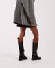 Bronx Bronx fe-lise contrast detail riding boot in black - 4