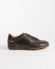 Bronx Bronx Gravit-yy low top sneakers in brown heavy tumbled leather - 1