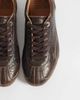 Bronx Bronx Gravit-yy low top sneakers in brown heavy tumbled leather - 2