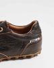 Bronx Bronx Gravit-yy low top sneakers in brown heavy tumbled leather - 3