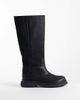 Bronx Bronx Jay-laa knee boots in black leather - 1