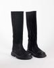 Bronx Bronx Jay-laa knee boots in black leather - 2