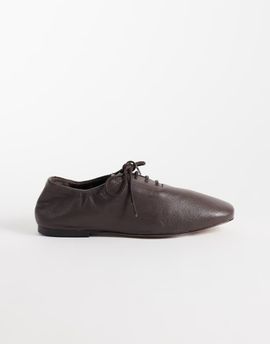 Bronx Bronx Jazz-ette lace up flat shoes in brown