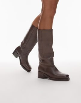 Bronx Bronx Ky-ley riding knee boots in coffee bean-Brown