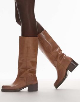 Bronx Bronx Ky-ley riding knee boots in cognac-Brown