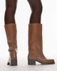 Bronx Bronx Ky-ley riding knee boots in cognac-Brown - 4