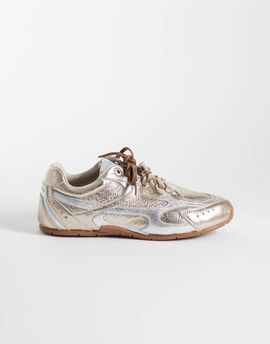 Bronx Bronx Myr-aa lace up sneakers in silver