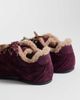 Bronx Bronx Myr-aa lace up sneakers with shearling in deep bordeaux-Red - 2
