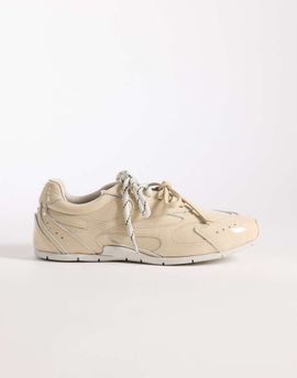Bronx Bronx Myr-aa sneakers in patent butter yellow
