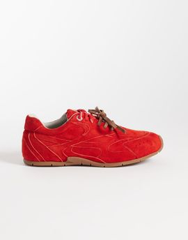 Bronx Bronx Myr-aa sneakers in red suede