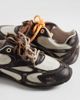 Bronx Bronx Myr-aa sneakers in washed coffee bean and off white - 4