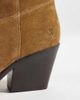 Bronx Bronx Next-Low-Kole western heeled knee boots in dark natural suede-Neutral - 3