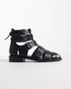 Bronx Bronx Next-wagon cage shoes in black leather - 1
