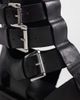 Bronx Bronx Next-wagon cage shoes in black leather - 3