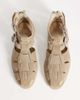 Bronx Bronx Next-wagon cage shoes in sand suede-Neutral - 2