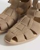 Bronx Bronx Next-wagon cage shoes in sand suede-Neutral - 4