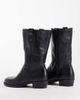 Bronx Bronx Rho-deo slouched ankle boots in black leather - 3