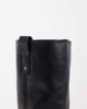 Bronx Bronx Rho-deo slouched ankle boots in black leather - 4