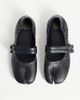 Bronx Bronx Semm-ie ballet flats in black soft leather - 1