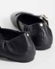 Bronx Bronx Semm-ie ballet flats in black soft leather - 3