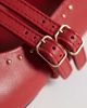 Bronx Bronx Semm-ie ballet flats in red soft leather - 4