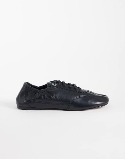 Bronx Bronx Semm-ie split toe sneakers in black soft leather