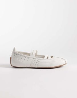 Bronx Bronx zenday-a ballet flats in off white