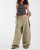 BRONZE SNAKE Bronze Snake Annie cargo pants in khaki-Green - 1