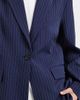 BRONZE SNAKE Bronze Snake Brooks Blazer in navy pinstripe - 4